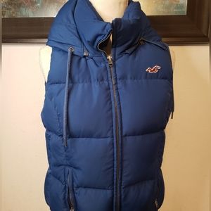 Hollister Jacket Vest With Removable Hood